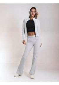 Sinsay - Spodnie flare - szary. Kolor: szary #1