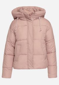 Born2be - Różowa Pikowana Kurtka Puffer z Kapturem Miviera. Okazja: na spotkanie biznesowe, do pracy, na co dzień. Typ kołnierza: kaptur. Kolor: różowy. Materiał: jeans. Sezon: zima. Styl: biznesowy, elegancki, casual #5