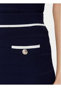 Guess Spódnica mini 5RGD00 5640Z Granatowy Regular Fit. Kolor: niebieski. Materiał: syntetyk #3