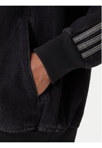 Adidas - adidas Bluza adicolor Denim Firebird KD1516 Czarny Loose Fit. Kolor: czarny. Materiał: bawełna #3