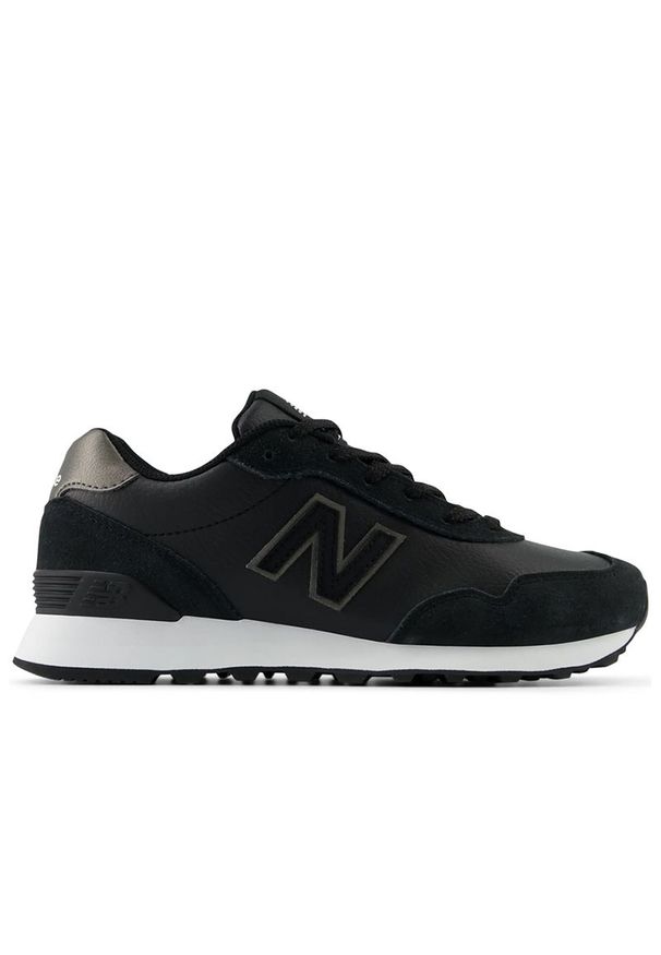 Buty New Balance WL515OPB - czarne. Okazja: na co dzień. Kolor: czarny. Materiał: materiał, syntetyk, guma, skóra. Szerokość cholewki: normalna