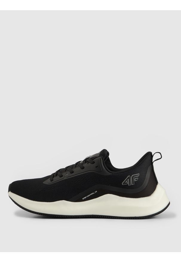 4f - 4F Buty treningowe STEP CONTROL 1.0 męskie - czarne 40. Okazja: na co dzień, na spacer. Kolor: czarny. Materiał: guma. Szerokość cholewki: normalna. Sport: turystyka piesza
