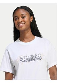 Adidas - adidas T-Shirt Animal Graphic KB7146 Biały Regular Fit. Kolor: biały. Materiał: bawełna #3