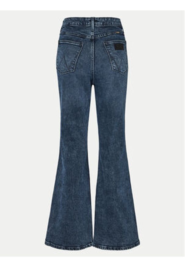 Wrangler Jeansy 112356416 Niebieski Flare Fit. Kolor: niebieski
