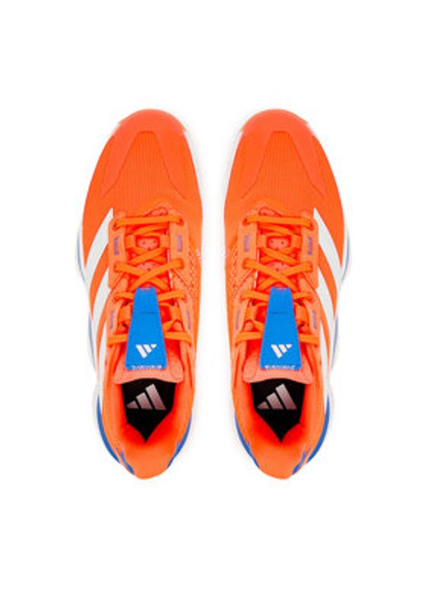 Adidas - adidas Buty halowe Stabil 16 Indoor JP7274 Pomarańczowy. Kolor: pomarańczowy. Materiał: materiał