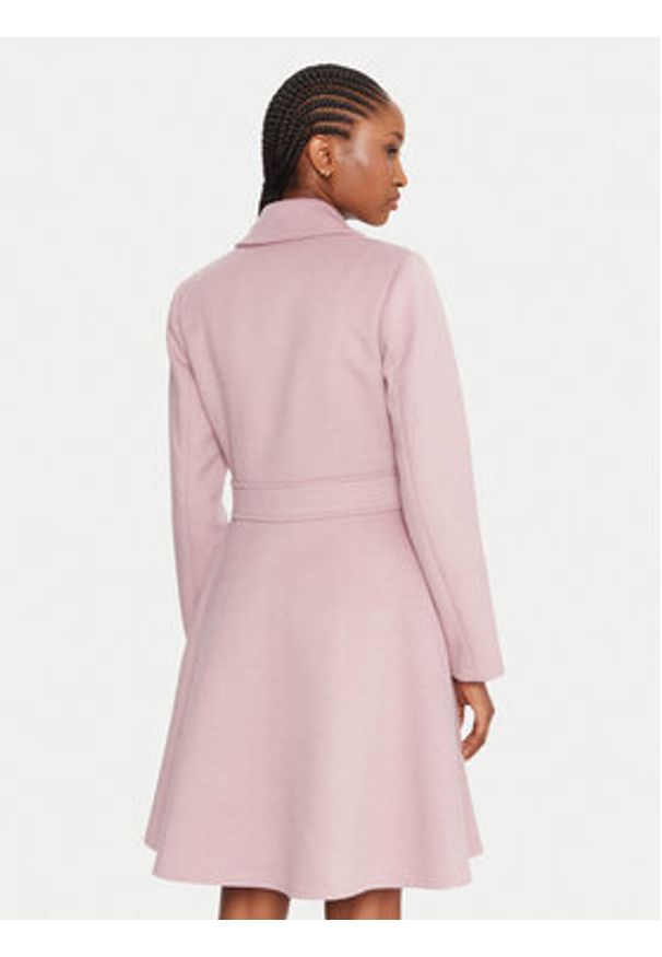 Rinascimento Płaszcz przejściowy CFC0125851003 Różowy Slim Fit. Kolor: różowy. Materiał: syntetyk