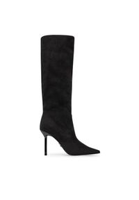 Steve Madden Kozaki Intruder Boot SM11002591 SM11002591-001 Czarny. Kolor: czarny. Materiał: materiał #1