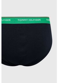 TOMMY HILFIGER - Tommy Hilfiger slipy (3-pack) męskie kolor granatowy. Kolor: niebieski #4