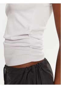 Juicy Couture T-Shirt Dot Ruched JCWCT24311 Biały Slim Fit. Kolor: biały #3