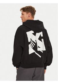 OFF-WHITE - Off-White Bluza OMBB110S23FLE0031001 Czarny Regular Fit. Kolor: czarny. Materiał: bawełna #5
