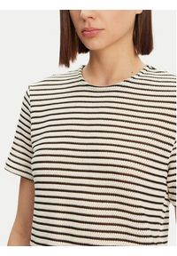Pieces T-Shirt Manilla 17155073 Écru Loose Fit. Materiał: bawełna