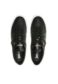 Just Cavalli Sneakersy 74QB3SB5 Czarny. Kolor: czarny. Materiał: skóra