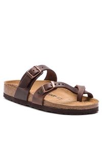 Birkenstock Japonki Mayari 0071023 Brązowy. Kolor: brązowy. Materiał: nubuk, skóra #3