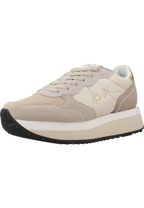 Buty SUN68 BIG ALLY SOLID Beżowy. Kolor: beżowy. Materiał: tkanina, skóra. Styl: sportowy
