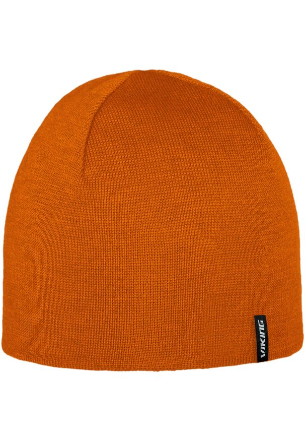 Viking - Czapka zimowa z wełną merino VIKING Noma 2.0 GWS Pro Style. Kolor: pomarańczowy. Materiał: wełna. Sezon: zima. Styl: sportowy
