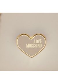 Love Moschino - LOVE MOSCHINO Torebka JC4272PP0HKN0110 Beżowy. Kolor: beżowy. Materiał: skórzane #5