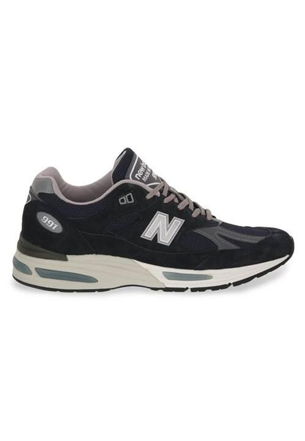 Buty do chodzenia męskie New Balance 991. Zapięcie: sznurówki. Kolor: czarny. Materiał: materiał. Szerokość cholewki: normalna. Sport: turystyka piesza