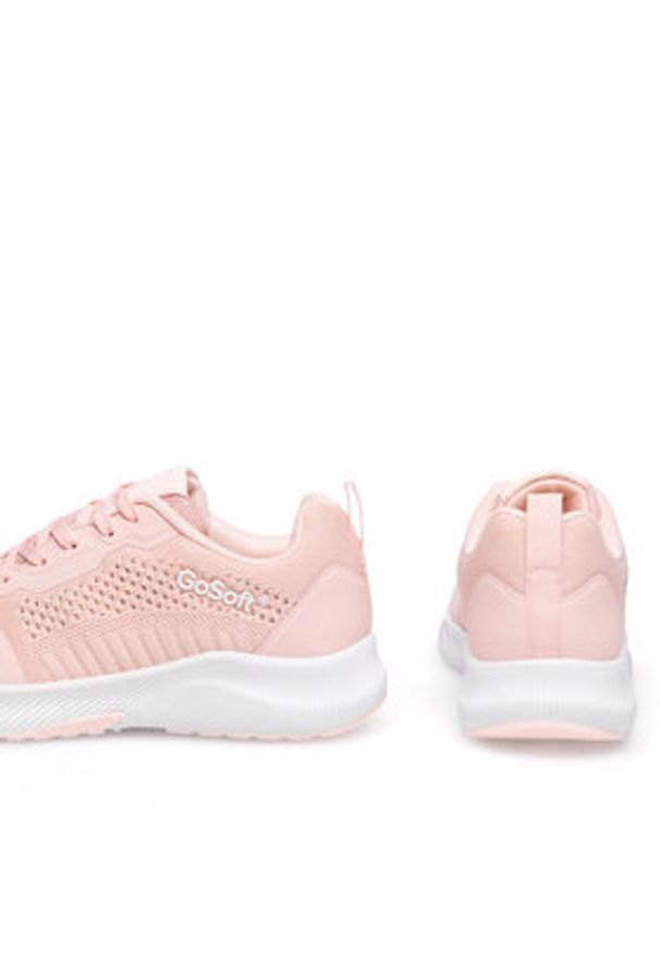 Go Soft Sneakersy WP-12345 Różowy. Kolor: różowy. Materiał: materiał
