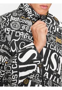 Just Cavalli Kurtka puchowa 75OAUD18 Czarny Regular Fit. Kolor: czarny. Materiał: syntetyk
