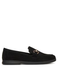 DeeZee Loafersy 13-1120-3 Czarny. Kolor: czarny. Materiał: materiał