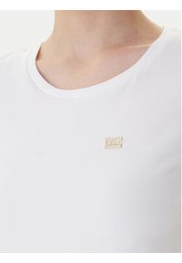 EA7 Emporio Armani T-Shirt 7W001045 AF10373 U0002 Biały Slim Fit. Kolor: biały. Materiał: bawełna #3