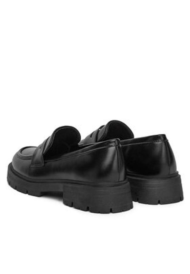 DeeZee Loafersy 8-124-2 Czarny. Kolor: czarny. Materiał: skóra