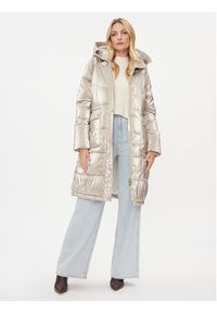 Rinascimento Kurtka zimowa CFC0113544003 Beżowy Slim Fit. Kolor: beżowy. Materiał: syntetyk. Sezon: zima #4