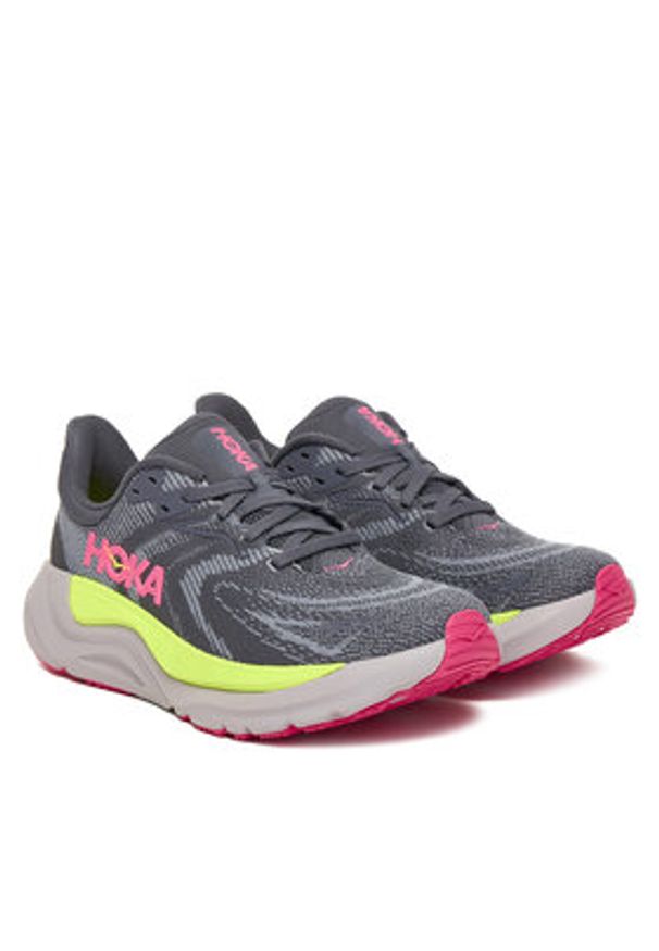 HOKA - Hoka Buty do biegania Arahi 8 1168691 Szary. Kolor: szary. Materiał: materiał