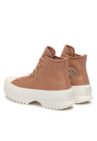 Converse Trampki Chuck Taylor All Star Lugged 2.0 A07129C Beżowy. Kolor: beżowy. Materiał: skóra