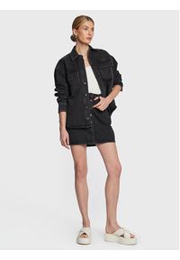Samsoe & Samsoe - Samsøe Samsøe Kurtka jeansowa Ellen F22400111 Czarny Regular Fit. Kolor: czarny. Materiał: bawełna