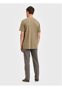 Selected Homme T-Shirt Armin 16085666 Zielony Slim Fit. Kolor: zielony. Materiał: bawełna #3