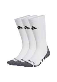 Adidas - Skarpety Performance Grip CLIMACOOL Cushioned Crew 3 Pairs. Kolor: biały, wielokolorowy, czarny, szary. Materiał: materiał. Technologia: ClimaCool (Adidas)