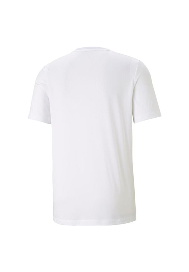 Koszulka sportowa męska Puma Active Small Logo Tee. Kolor: biały. Długość rękawa: krótki rękaw. Długość: krótkie