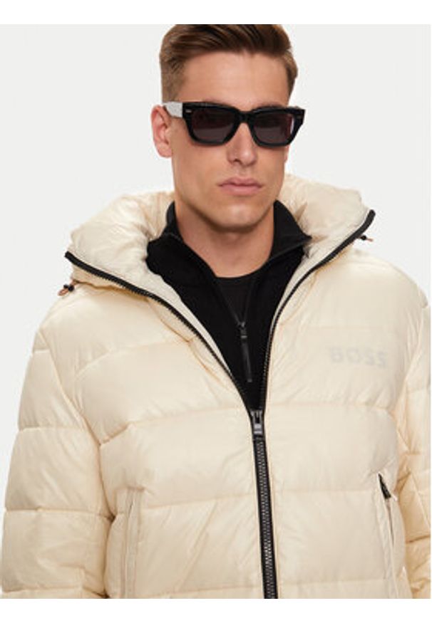 BOSS Kurtka zimowa H-Calando1 50520200 Écru Regular Fit. Materiał: syntetyk. Sezon: zima
