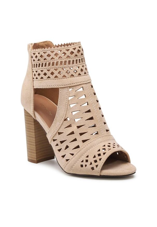 Sandały DeeZee. Kolor: beżowy