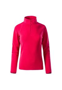 Iguana - Polarowy Top Damski Produkt Termiczny Vilos. Kolor: czerwony. Materiał: polar. Sport: turystyka piesza