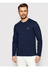 Lacoste Longsleeve TH2040 Granatowy Regular Fit. Kolor: niebieski. Materiał: bawełna. Długość rękawa: długi rękaw