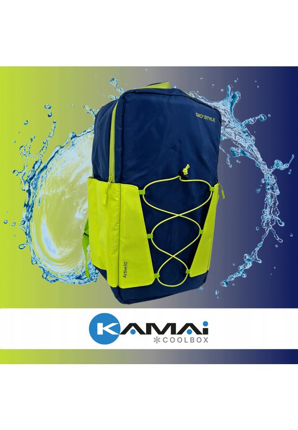 Lassig - Thermal backpack Active Backpack 30 blue-green 8000303309161