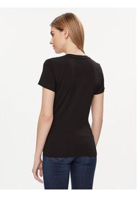 Guess T-Shirt W4GI21 J1314 Czarny Slim Fit. Kolor: czarny. Materiał: bawełna #5