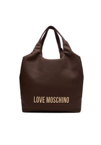 Love Moschino - LOVE MOSCHINO Torebka JC4396PP0NKD031A Brązowy. Kolor: brązowy. Materiał: skórzane #7