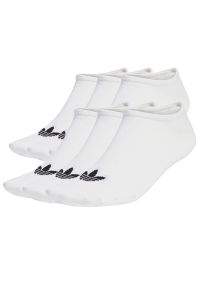 Adidas - Skarpetki unisex adidas Originals Liner 6 Pairs JW5336 - białe. Kolor: biały. Materiał: materiał, nylon, elastan, poliester, bawełna. Wzór: aplikacja #1