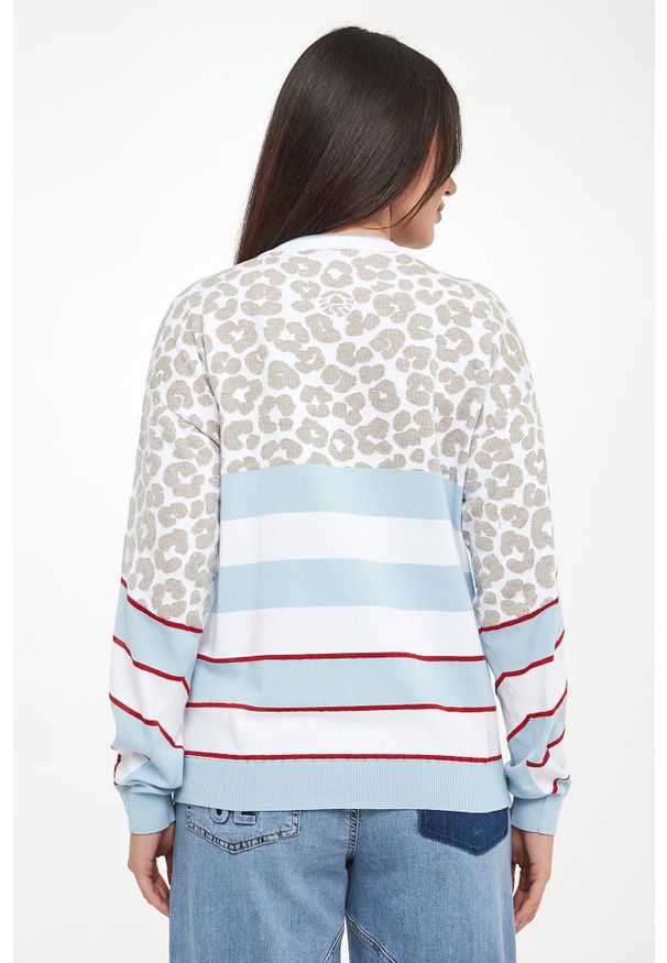 Sportalm - Sweter damski z wzorem zwierzęcym SPORTALM. Wzór: motyw zwierzęcy