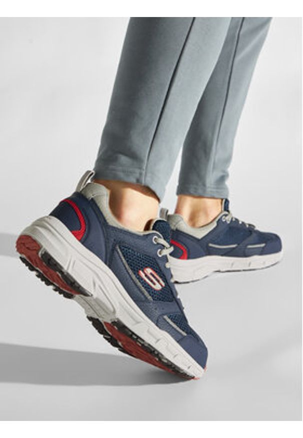 skechers - Skechers Trekkingi Verketta 51898/NVGY Granatowy. Kolor: niebieski. Materiał: materiał. Sport: turystyka piesza