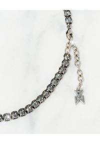 AMINA MUADDI - Naszyjnik z kryształami. Materiał: metalowe. Kolor: czarny. Kamień szlachetny: kryształ #5
