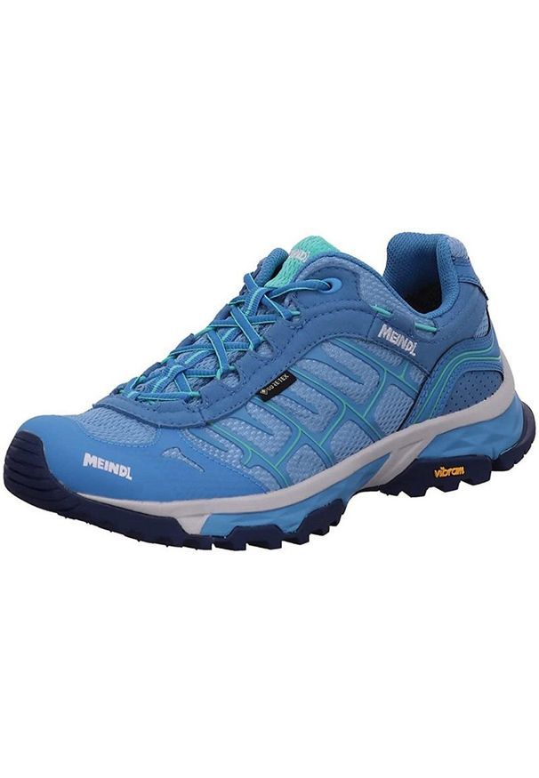 Buty trekkingowe damskie MEINDL Finale Lady GTX, z membraną Gore-Tex. Kolor: niebieski. Styl: sportowy