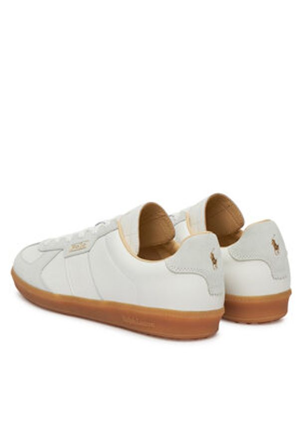 Polo Ralph Lauren Sneakersy Field Court 100 809967531001 Biały. Kolor: biały. Materiał: skóra