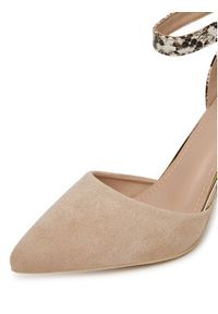 DeeZee Czółenka FERRI1 Beżowy. Kolor: beżowy. Materiał: skóra #4