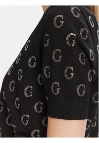 Guess Sweter W5GR05 Z3D60 Czarny Regular Fit. Kolor: czarny. Materiał: wiskoza #4