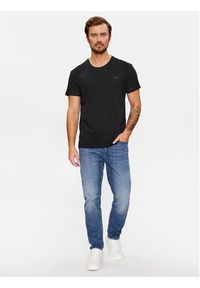 GANT - Gant Komplet 2 t-shirtów C-Neck 2 Pack 900002008 Czarny Regular Fit. Kolor: czarny. Materiał: bawełna