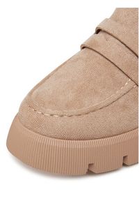 DeeZee Loafersy 8-124-1 Beżowy. Kolor: beżowy. Materiał: materiał #7